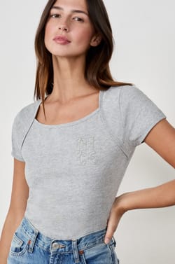 Short-sleeved cotton T-shirt;${refinementColor}