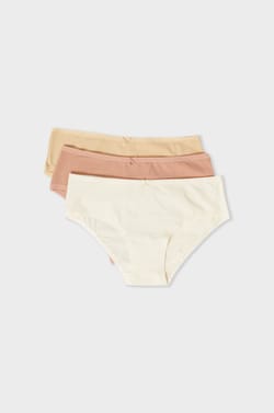 Pack of 3 Cotton Boyshorts;${refinementColor}