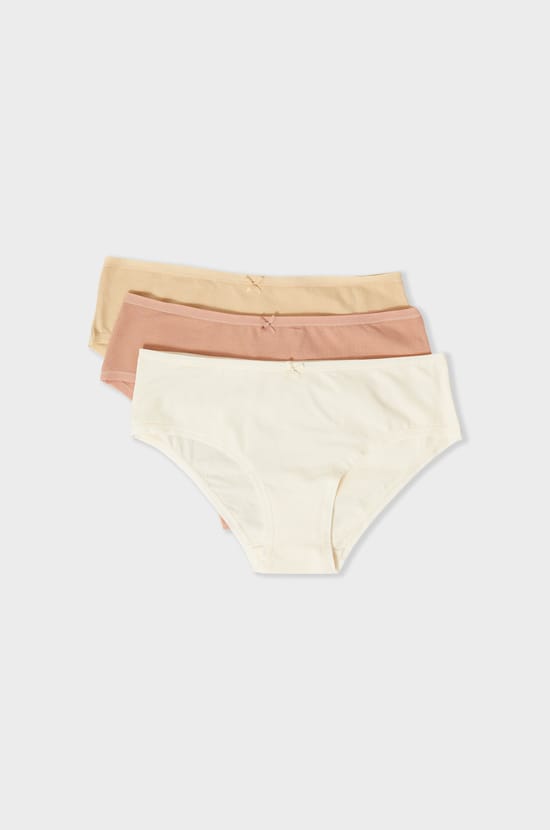 3er-Set Shortys aus Bio-Baumwolle;${refinementColor}