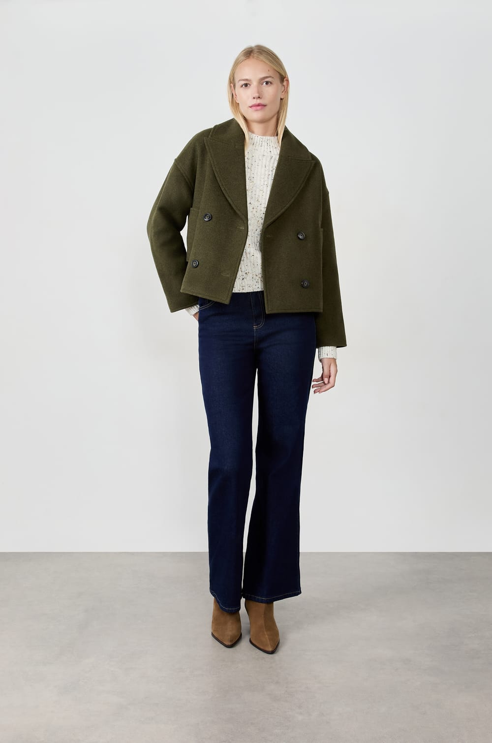 Short Peacoat;${refinementColor}