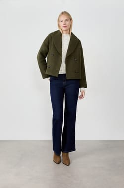 Short Peacoat;${refinementColor}