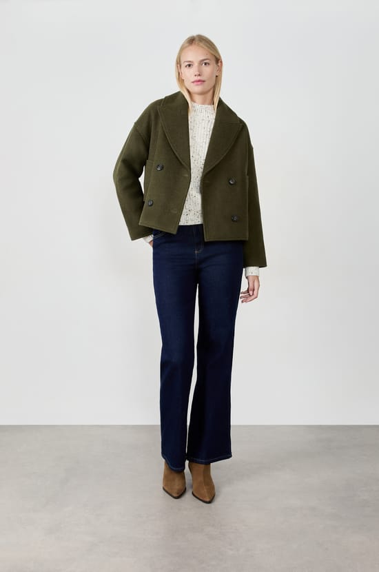 Short Peacoat;${refinementColor}