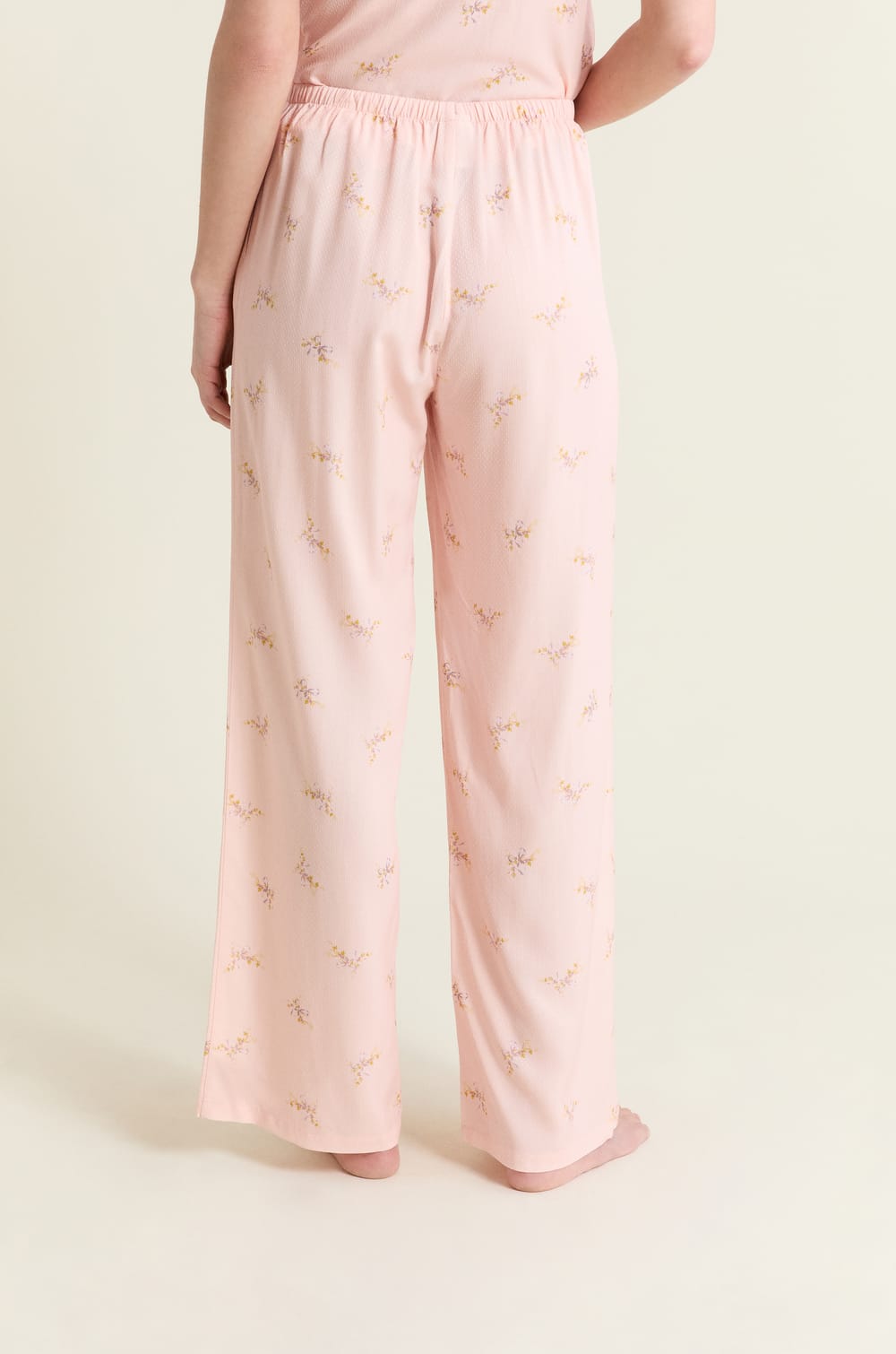 Patterned Pajama Pants;${refinementColor}