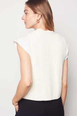 Sleeveless Cardigan;${refinementColor}