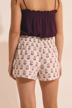 Pantal&oacute;n corto de pijama estampado;${refinementColor}