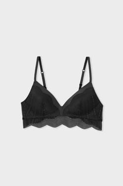 Wireless Triangle Bra;${refinementColor}