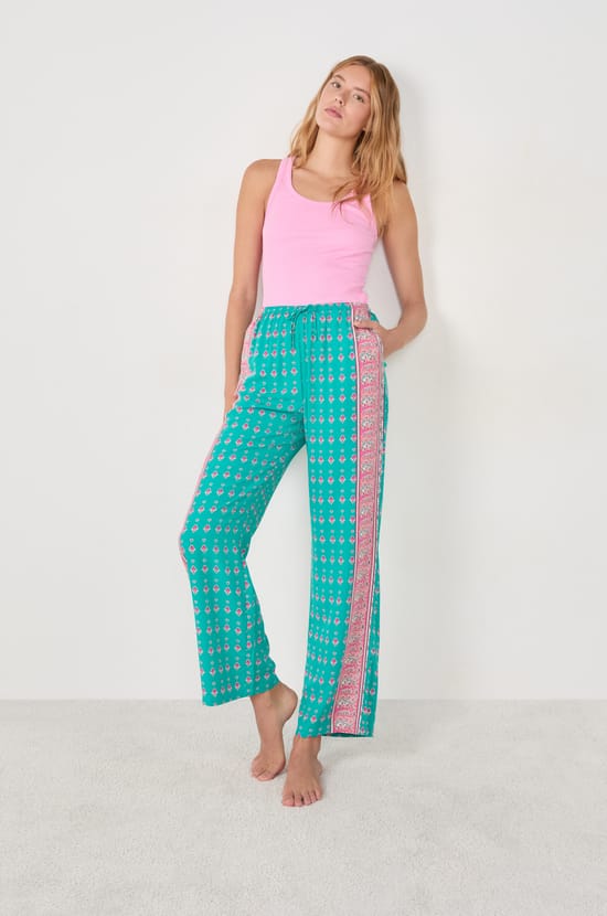 Pantalon de pyjama large;${refinementColor}