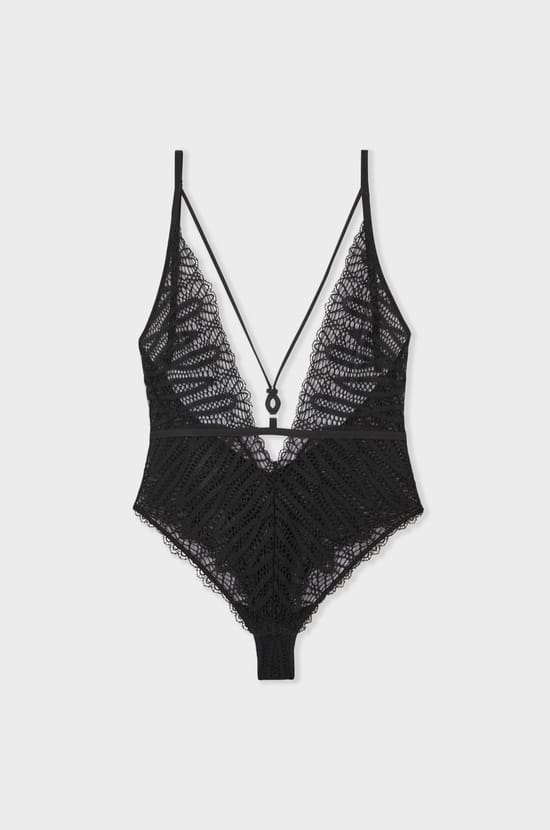 Wireless Lace Bodysuit;${refinementColor}