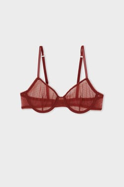 Classic Tulle Bra;${refinementColor}