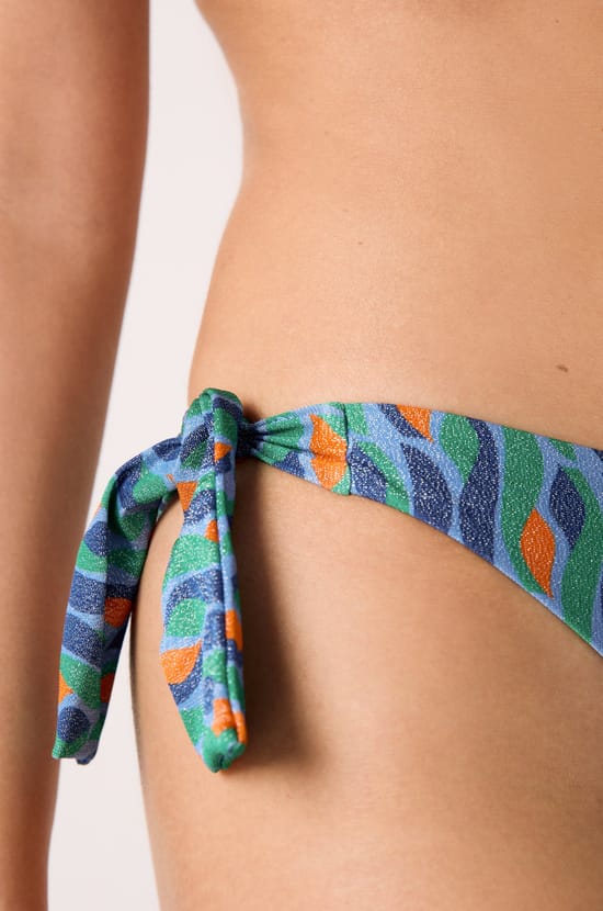 Brazilian tie-side glittery bikini bottom;${refinementColor}