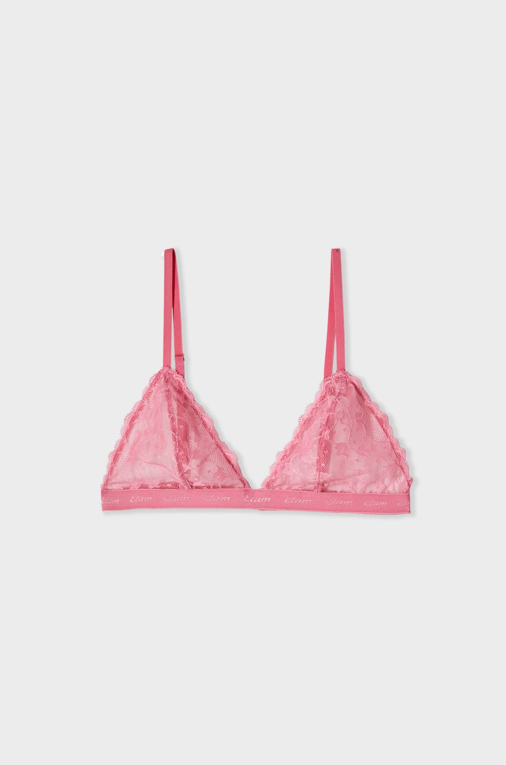 Soutien-gorge triangle en dentelle;${refinementColor}