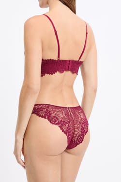 Hipster en microfibre et dentelle;${refinementColor}