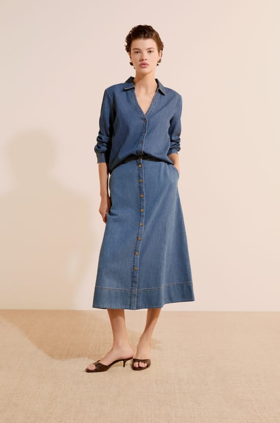 Chemise en jean;${refinementColor}