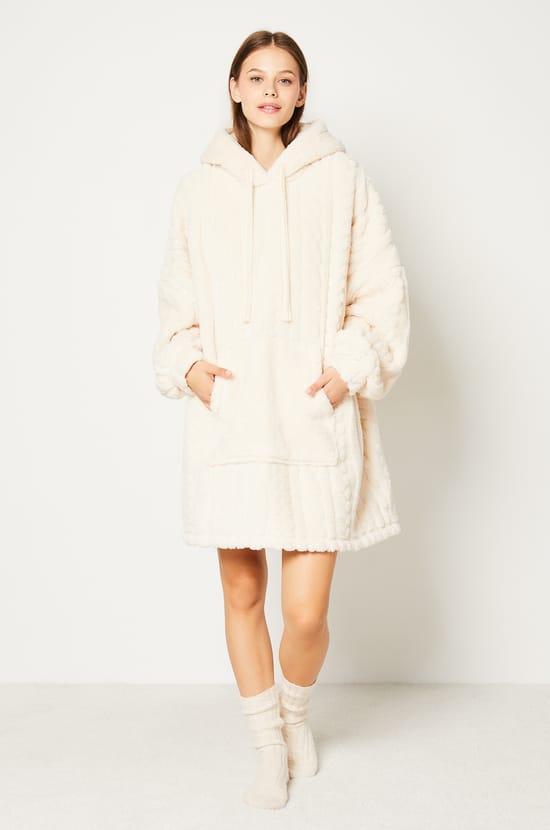 Sweat à capuche polaire;${refinementColor}