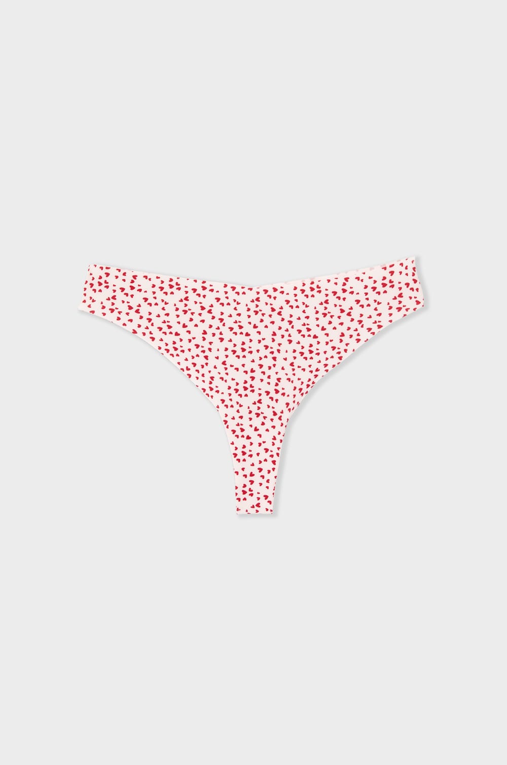 Tanga de microfibra sin costuras estampado;${refinementColor}