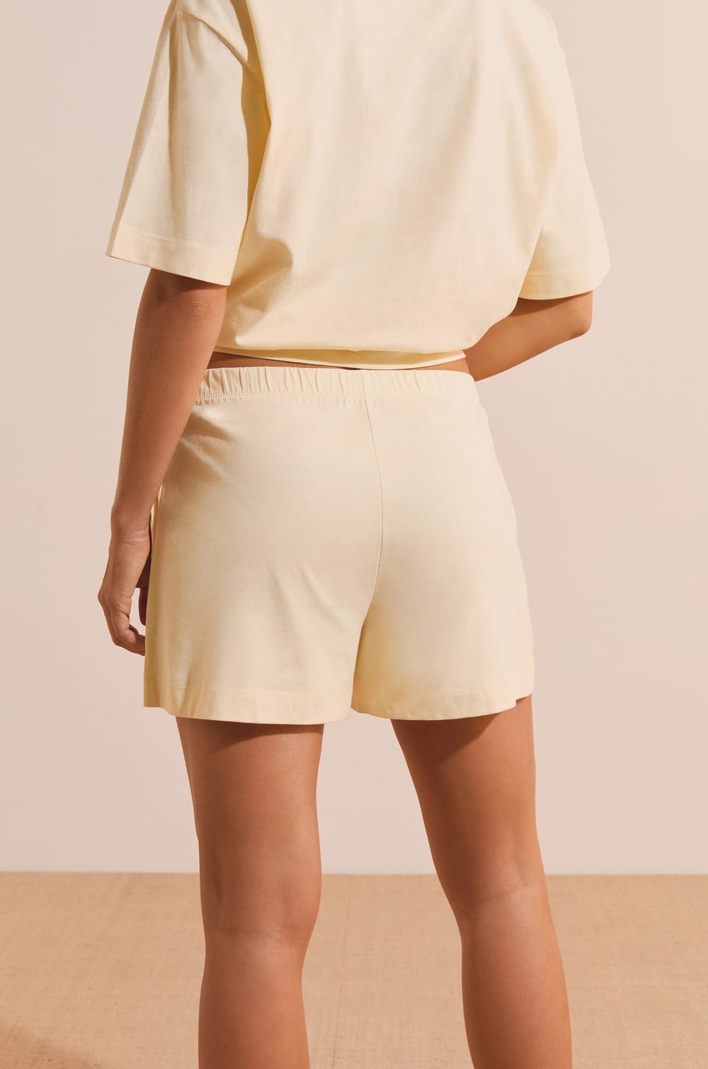 Boyfriend Cotton Pyjama Shorts;${refinementColor}