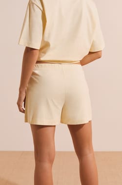 Boyfriend Cotton Pyjama Shorts;${refinementColor}