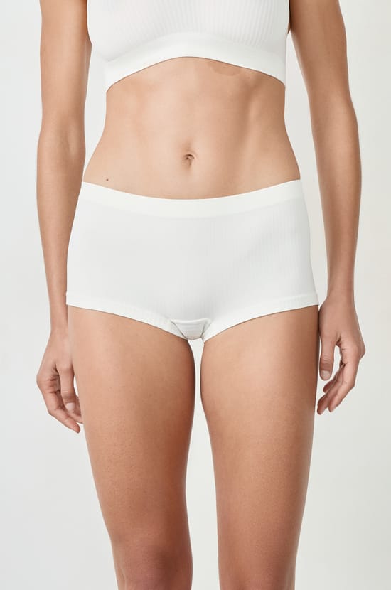 Ribbed Boyshort;${refinementColor}