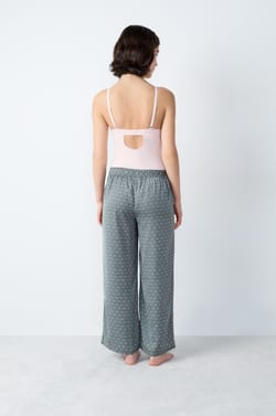 Printed Pajama Pants;${refinementColor}