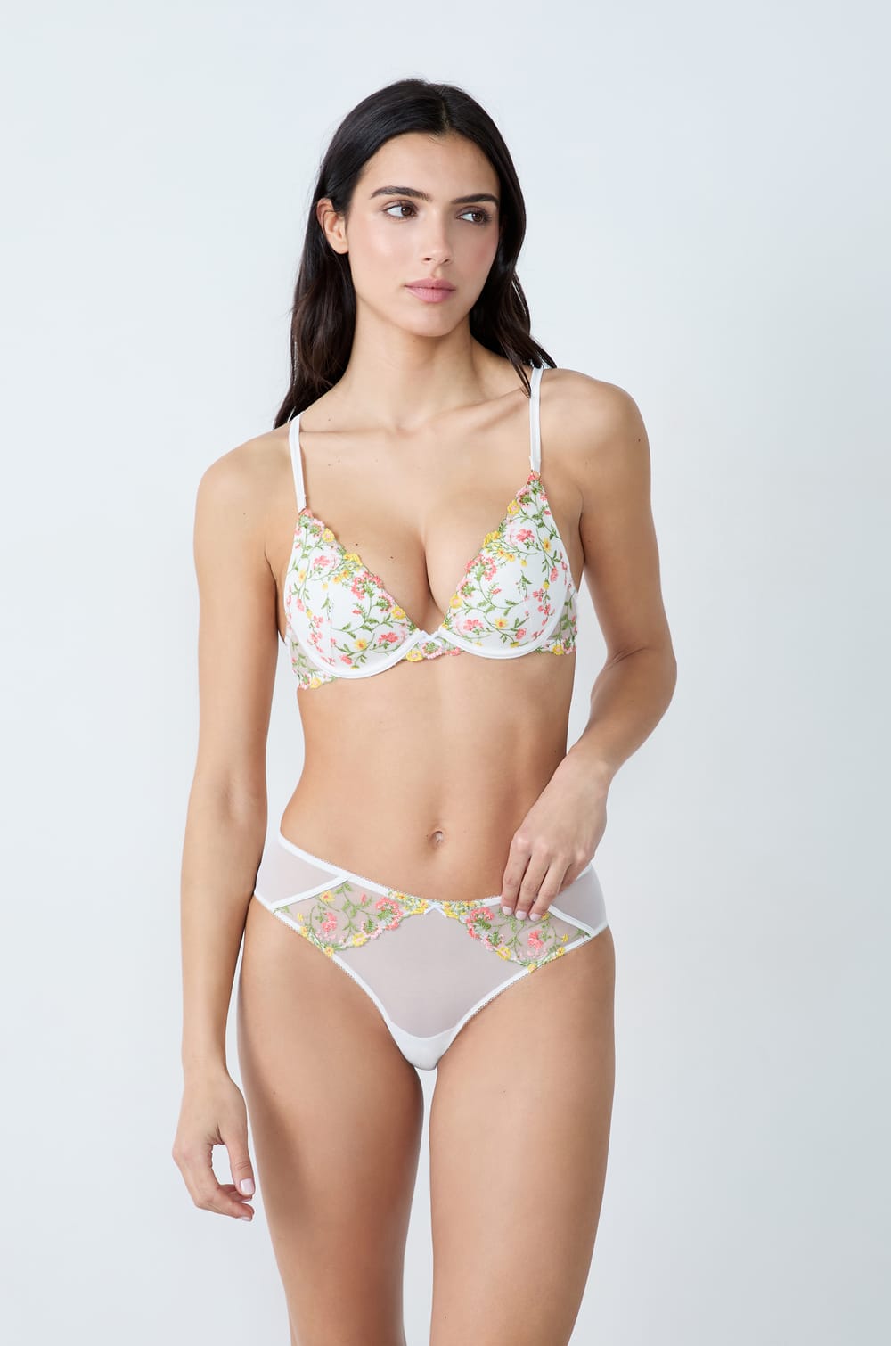 Hipstery z haftowanego tiulu;${refinementColor}