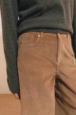 Jupe-culottes en velours c&ocirc;tel&eacute;;${refinementColor}