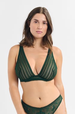 Bra No. 7 - The Unlined Lace Contour Bra;${refinementColor}