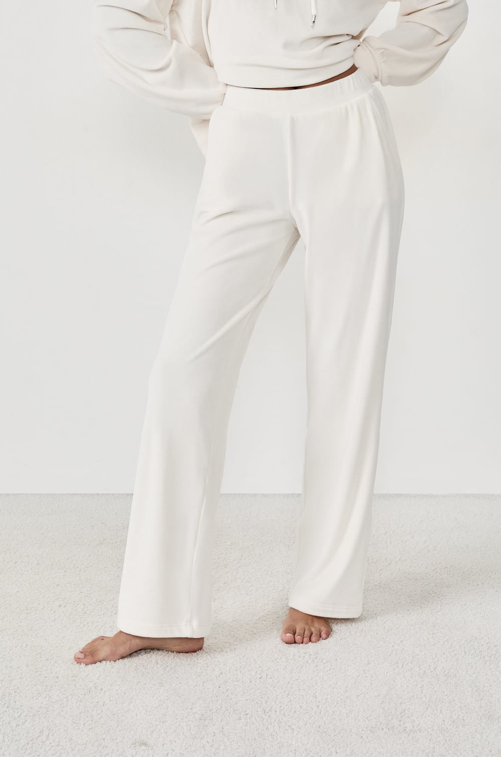 NOT US - Pantalon de pyjama effet velours;${refinementColor}
