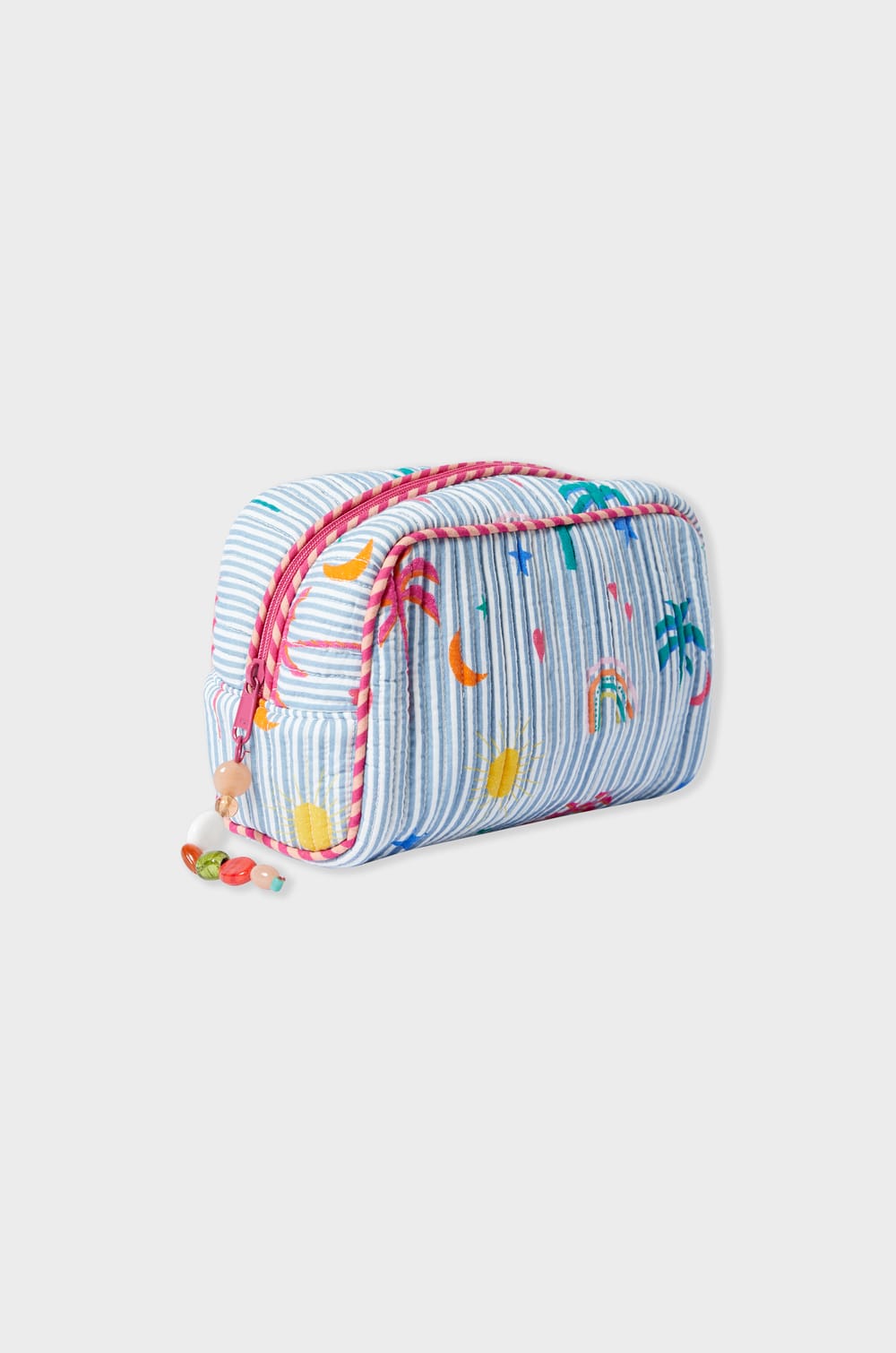 Trousse matelassée à motifs;${refinementColor}