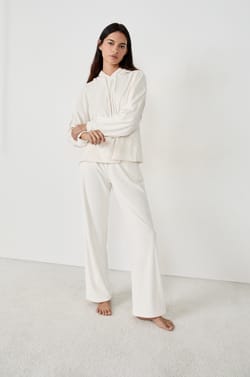 Pantalon de pyjama effet velours;${refinementColor}