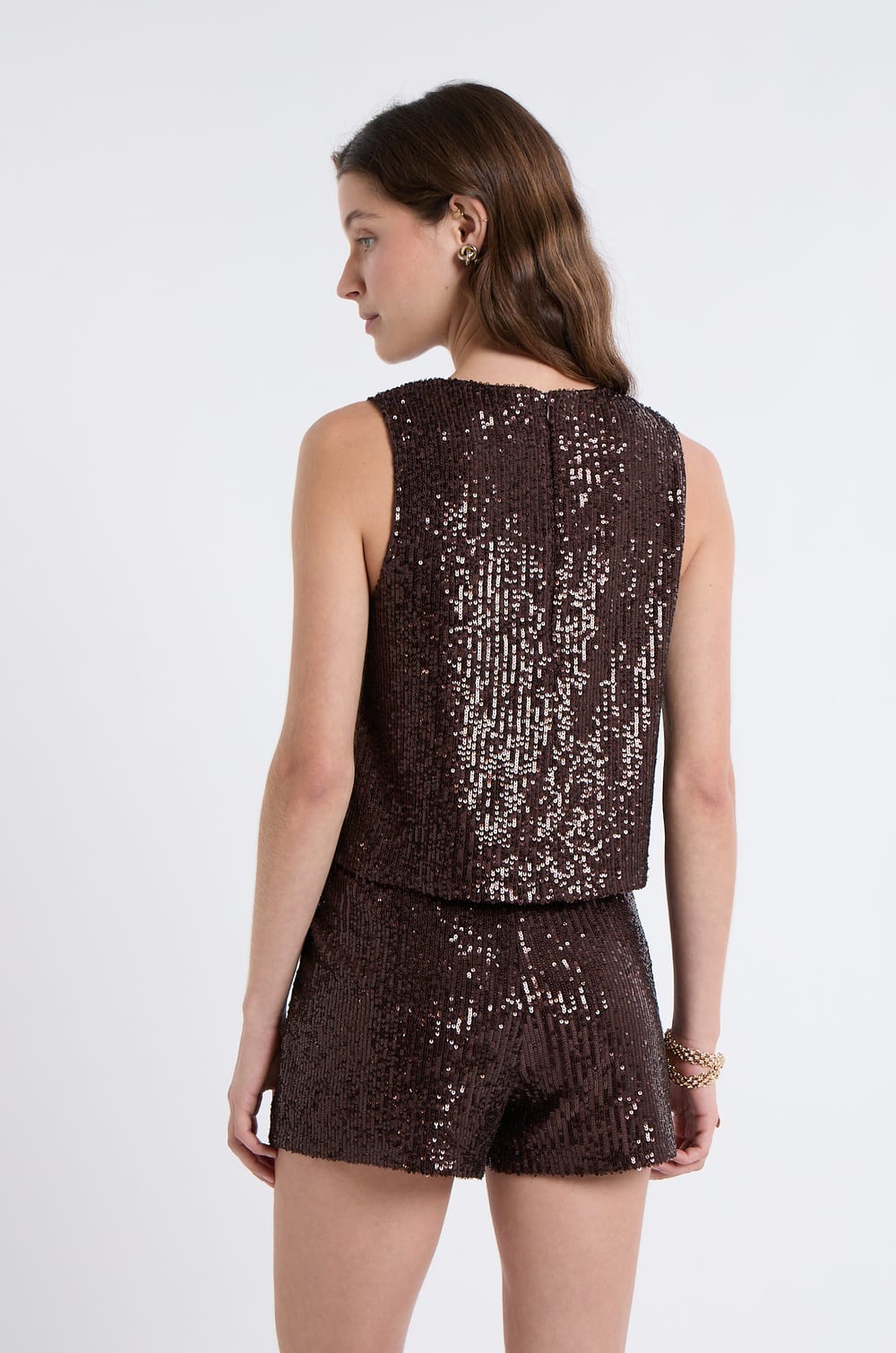 Top à sequins;${refinementColor}