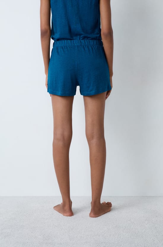 Short 100% lin;${refinementColor}