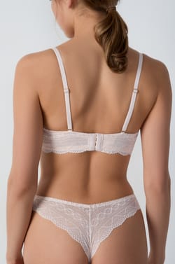 Bra Push up bandeau, tirantes extraibles;${refinementColor}