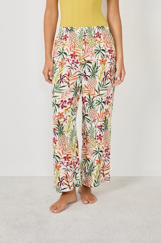 Pantalon de pyjama à imprimés;${refinementColor}