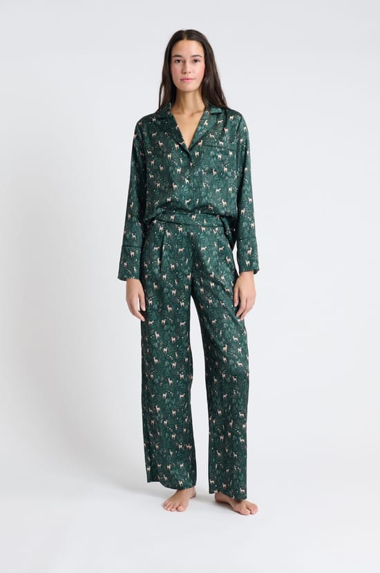 Pijama de dos piezas con estampados;${refinementColor}