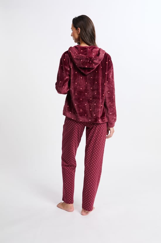 Pyjama 3 pièces à motifs avec coton;${refinementColor}