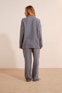 Katoenen 2-delige pyjamaset met ruitjes;${refinementColor}