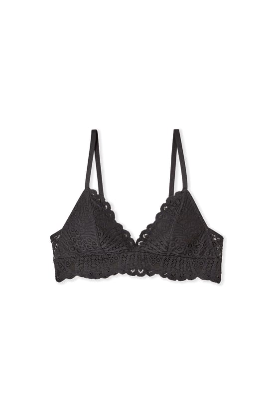 Soutien-gorge N.8 - Le triangle sans armatures en dentelle;${refinementColor}