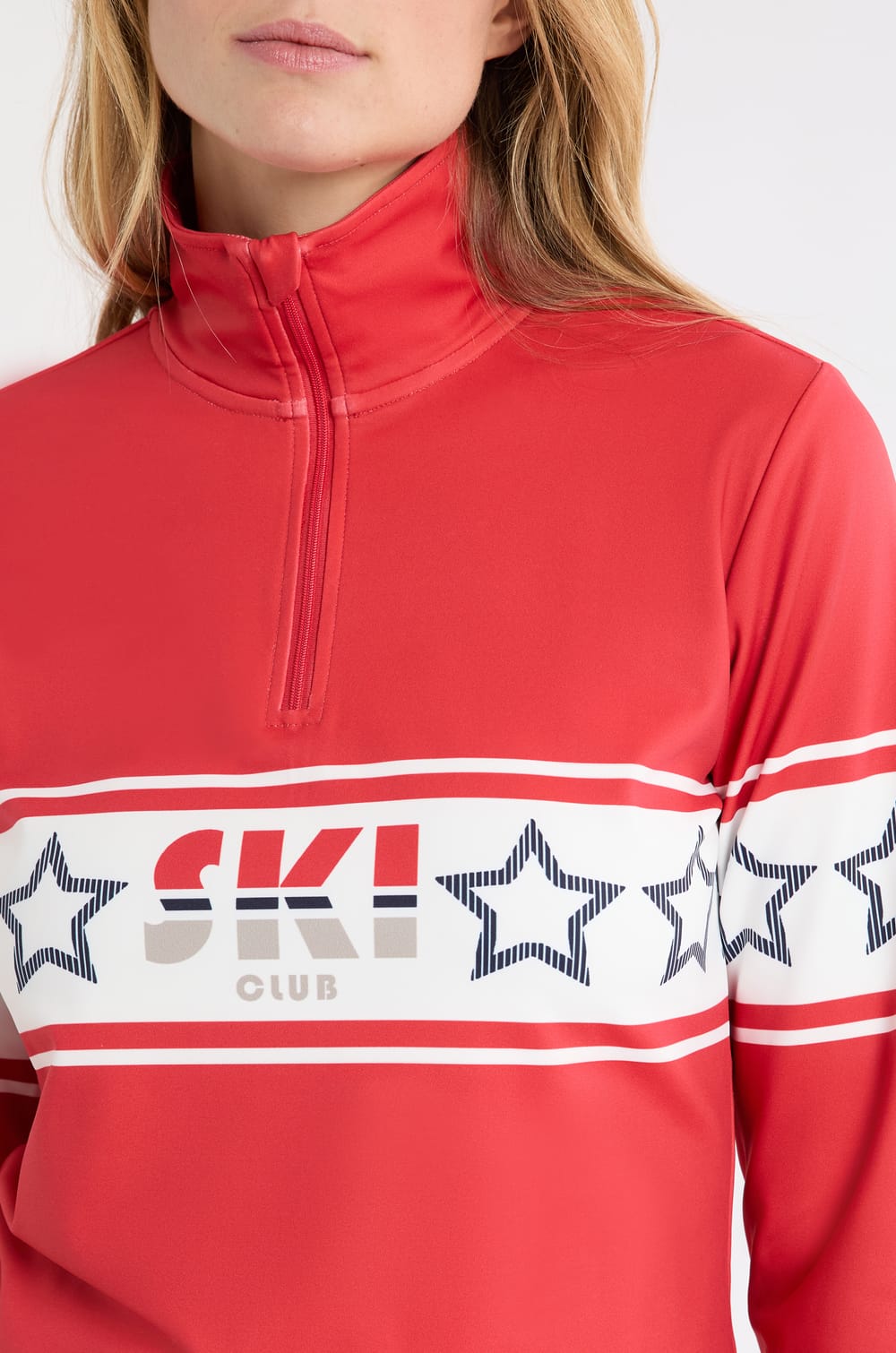 Camiseta de manga larga con estampado «ski club»;${refinementColor}