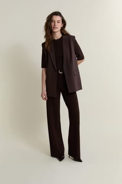 Sleeveless Blazer;${refinementColor}