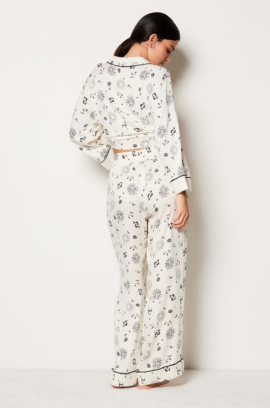 Pantalon de pyjama imprimé;${refinementColor}