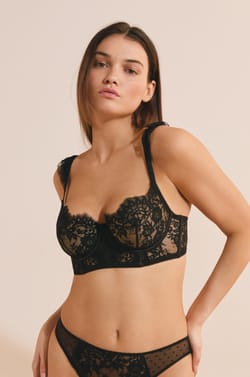 Bra N.9 - Lace Bustier Balconette;${refinementColor}