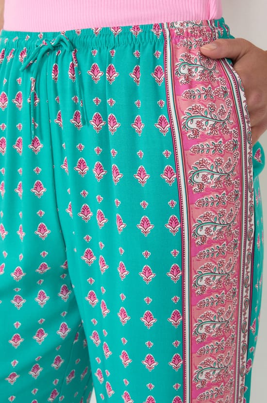 Pantalon de pyjama large;${refinementColor}