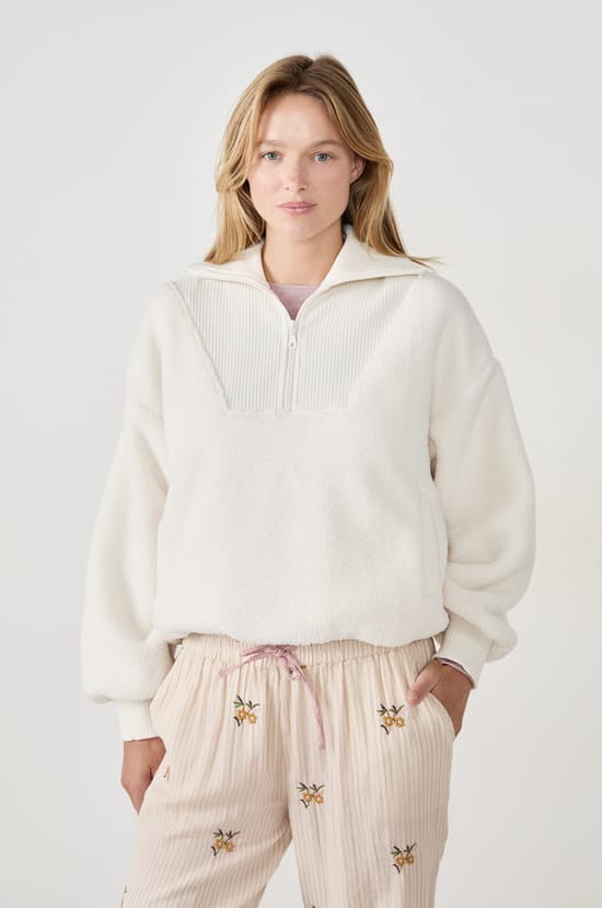 Sweat avec fermeture éclair;${refinementColor}