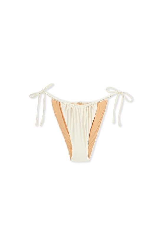 Bikini-Slip zum Binden mit Perle - Etam x H&ocirc;tel Mahfouf;${refinementColor}