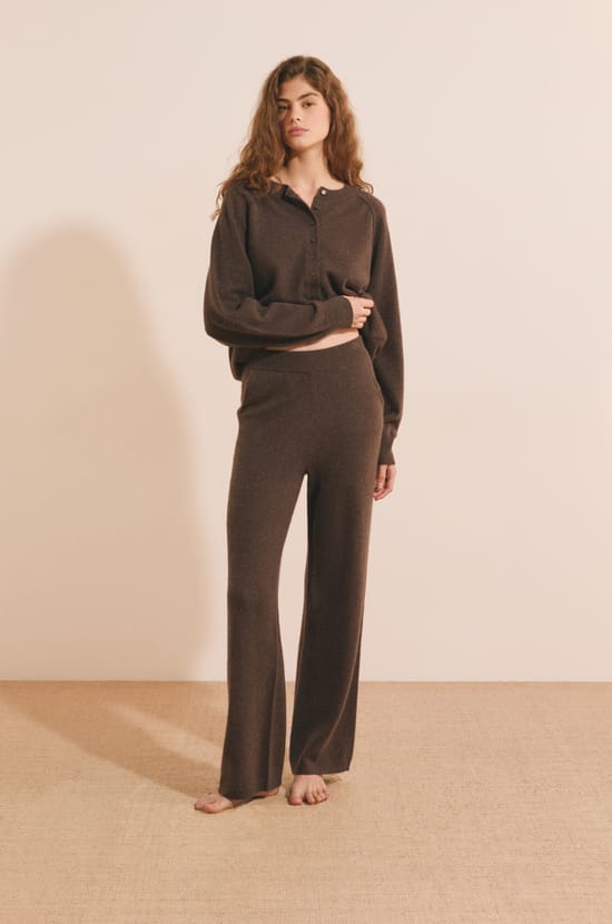 Pantalon de pyjama 100% cachemire;${refinementColor}