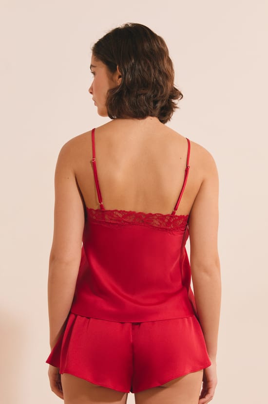 Caraco avec d&eacute;tails dentelle;${refinementColor}