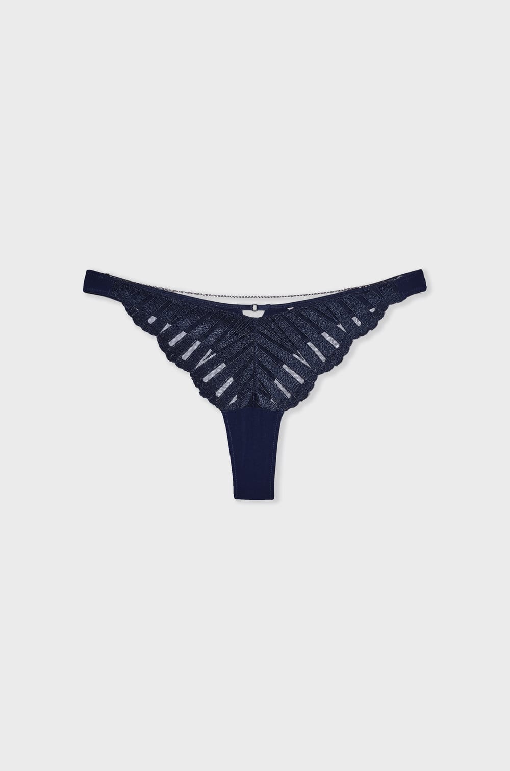 Lace Tanga with Jewelry Details;${refinementColor}