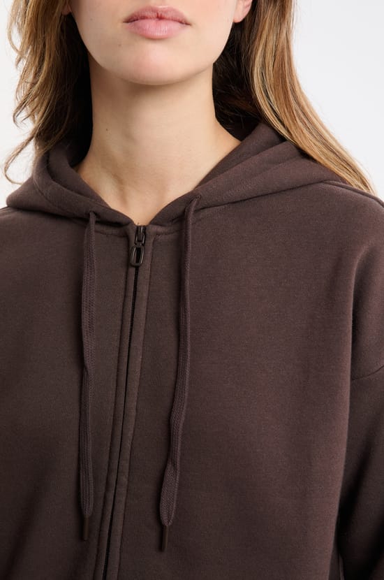 Hooded Jacket with Cotton;${refinementColor}