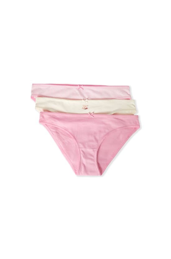 Lot de 3 culottes en coton;${refinementColor}