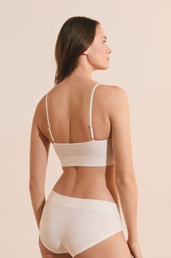 Soutien-gorge brassi&egrave;re en pointelle;${refinementColor}